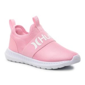 Hurley - Pink Logo Camby Slip-On Sneaker - size 9 - new
